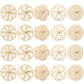 DOITOOL Wooden Spinning Tops: 20PCS Unfinished Spinning Tops DIY Kids Painting Toys for Children to Paint Craft Supplies