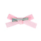 Cute 3.2' Pink Assorted Velvet Bow Hair Clips For Baby Girls, Toddlers, Kids, And Teens - 2 Pack