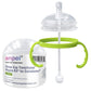 Straw Sippy Cup Transitional Nipple Kit For Comotomo Baby Bottles, 5 Oz And 8 Oz