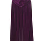 Bigxian Kids Hooded Velvet Cloak Halloween Christmas Fancy Cape For Kids (Purple)