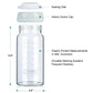 Comi Wide Neck Glass Breastmilk Collection N Storage Bottle, 6 Packs, 8Oz With Screw Ring Sealing Disk; Re-Markable Sealing Disc