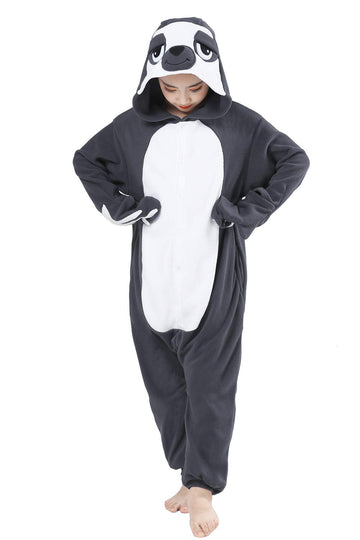 Canasour Anime Sloth Onesie Unisex Halloween Pajamas Costume Kids For 10-12 Years Boys Party Cosplay Pyjamas (Height 56-59   , 1