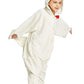 Canasour Chicken Onesie Kids Animal Rooster Halloween Cosplay Costume For 6-8 Years Girls Unisex Outfuit One Piece Hooded Soft P