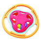 BaBeloved Bell Rattle Baby Teething Toys Multiple Sensory Montessori Baby Teether Toys Soft Food-Grade Teethers for Babies Rattl
