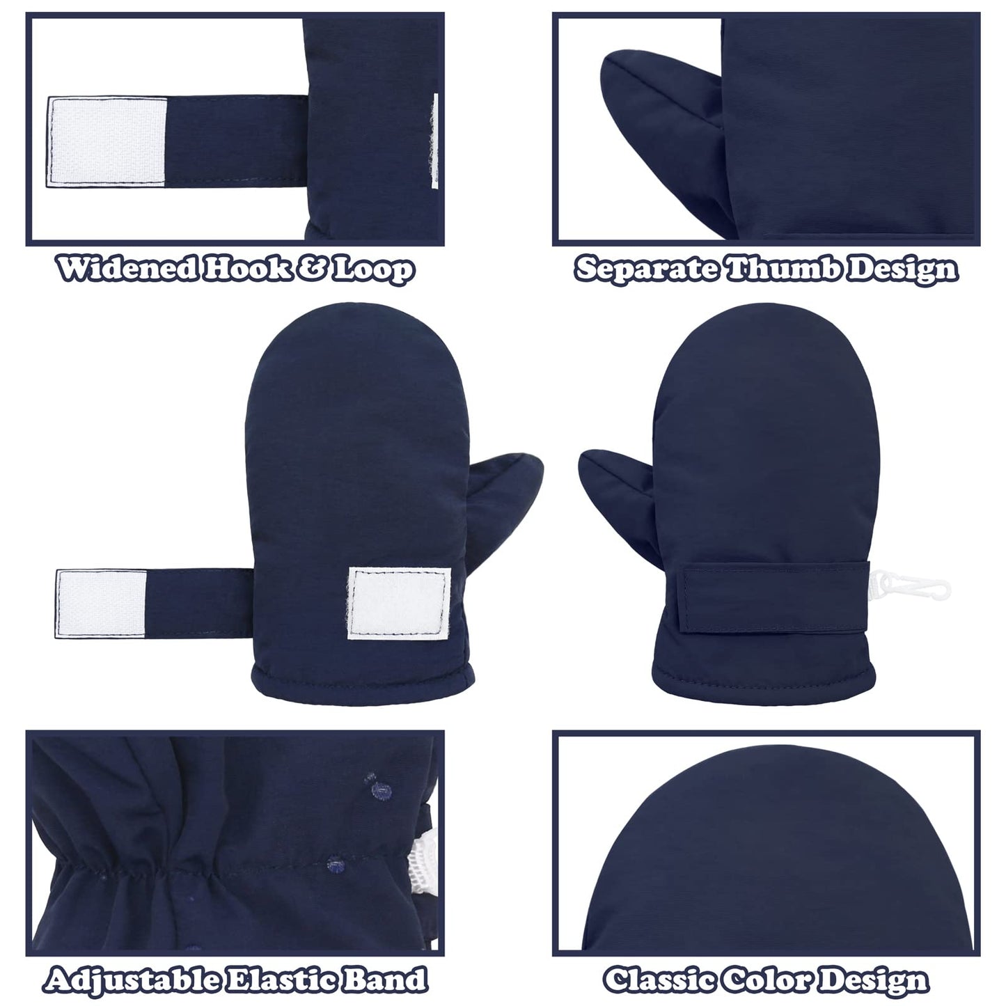Sarfel Toddler Mittens 18 Months Toddler Winter Gloves Baby Mittens For Toddler Boys Toddler Gloves 2T Baby Gloves 12-18 Months