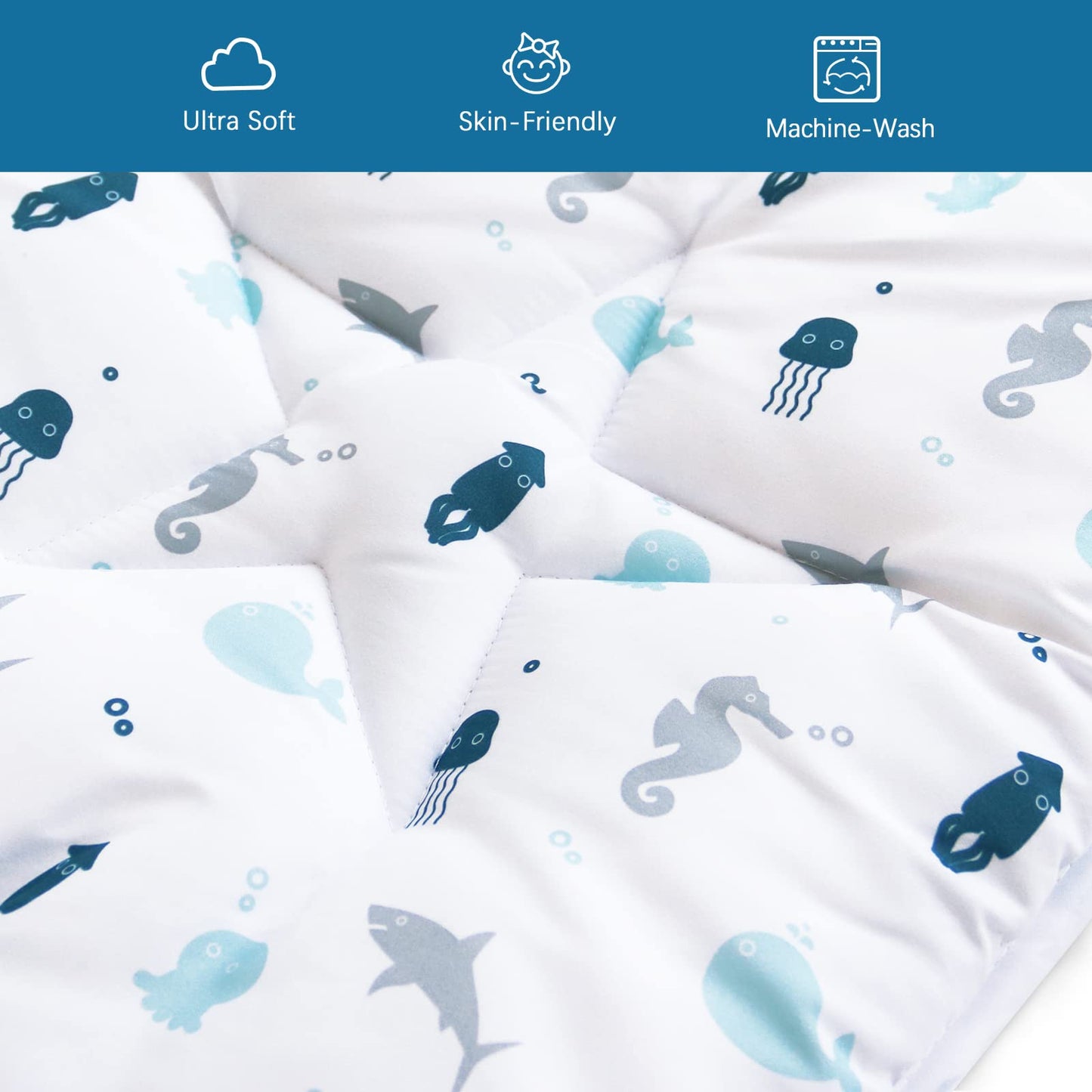 Baby Play Mat For 71'' X 59'' Playpen, Playmat For Babies And Toddlers, Baby Mat For Floor Large & Thick, Non Slip Cushioned Bab