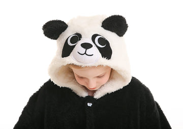 Atoz Onesie For Kids, Animal Pajamas Halloween Cosplay Costume For Girls Boys, Panda 10-11Y