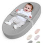 COMOMY Baby Changing Pad with Wipeable & Waterproof PU Cover, Contoured Diaper Changing Pad for Dresser with Non-Slip Safety Bel