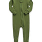 Vaenait Baby Toddler Boys Girls Solid Fotie Pajama Cozy Modal Olive 24M