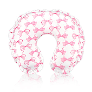 HNHUAMING Ruffle Nursing Pillow Cover, Removable Stetchy Case for Breastfeeding Pillows, Ultra Soft and Breathable Feeding Pillo