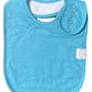Isabeli Organic Cotton Toddler Drool Bibs 4 Pack - Blue
