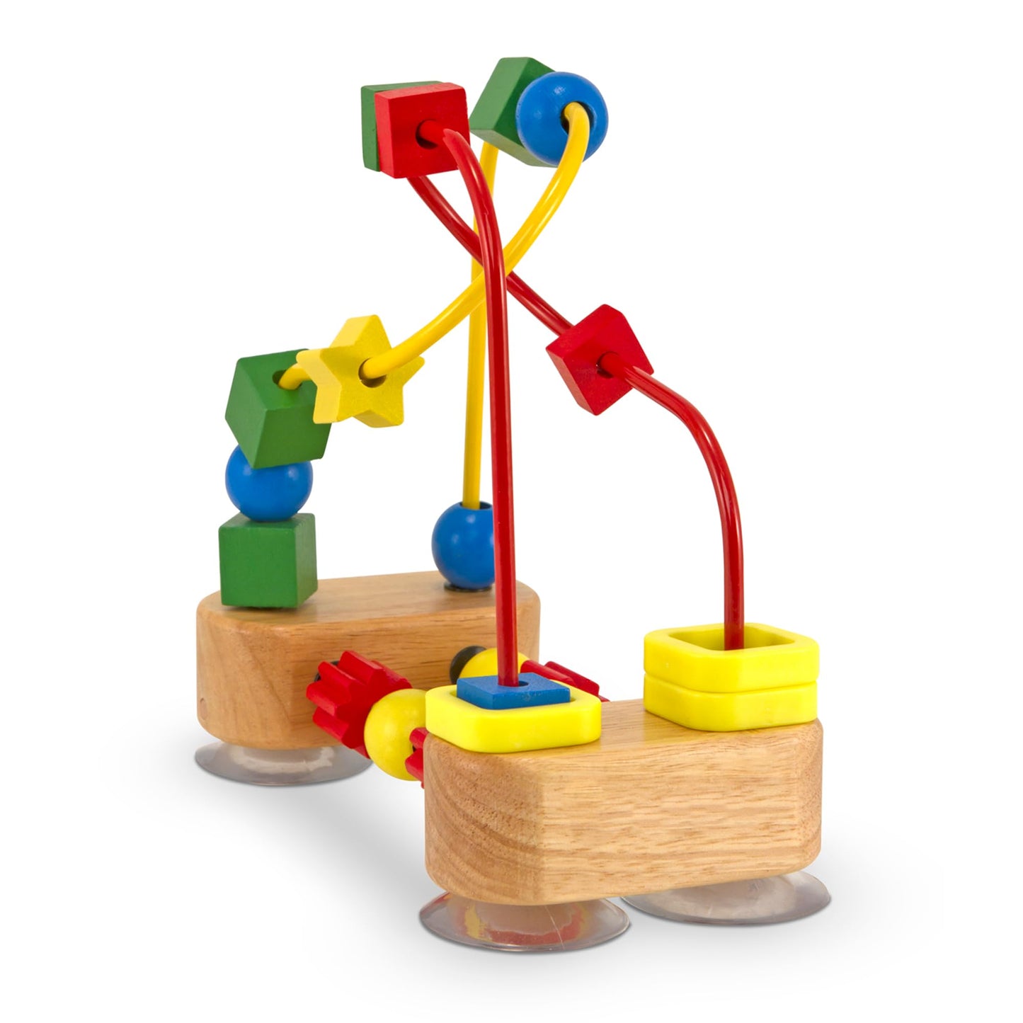 Melissa & Doug First Bead Maze - Wooden Educational Toy 4.2 x 7 x 8.6 inches ; 1.3 pounds