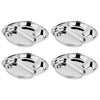 Ahimsa Stainless Steel Plates for Kids - Divided Plates for Toddlers, Pediatrician Designed, Non Toxic Toddler Plate, Camping Pl