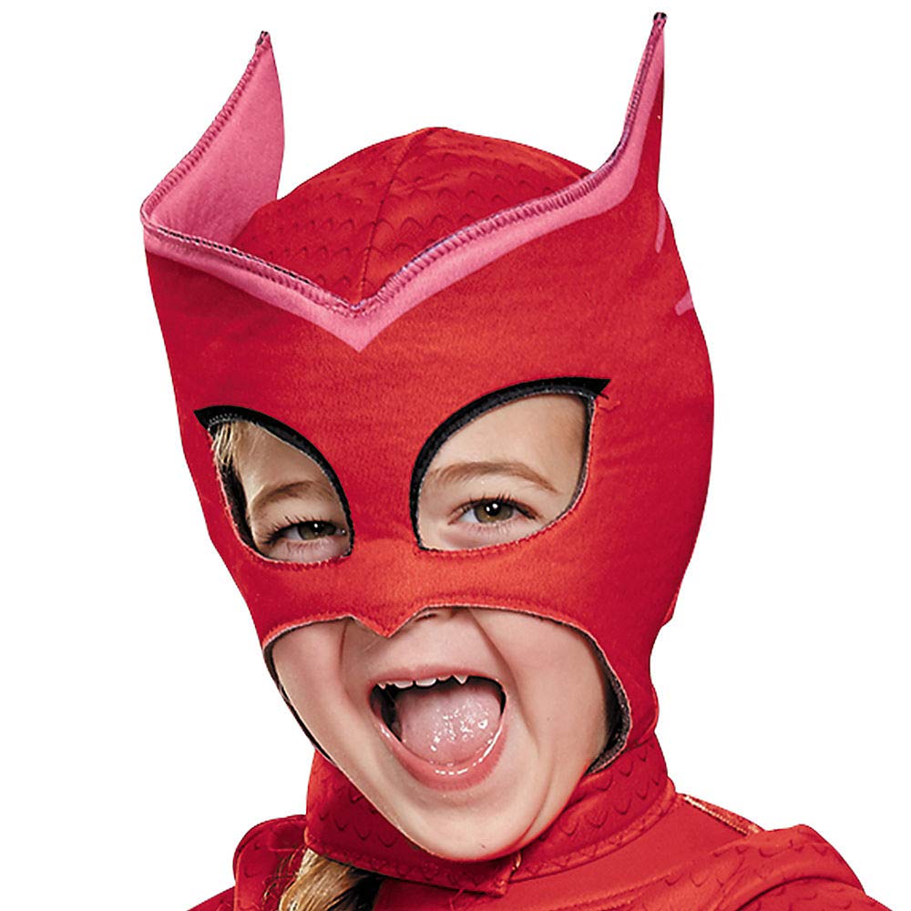 Owlette Classic Toddler Pj Masks Costume, Large/4-6X - Red