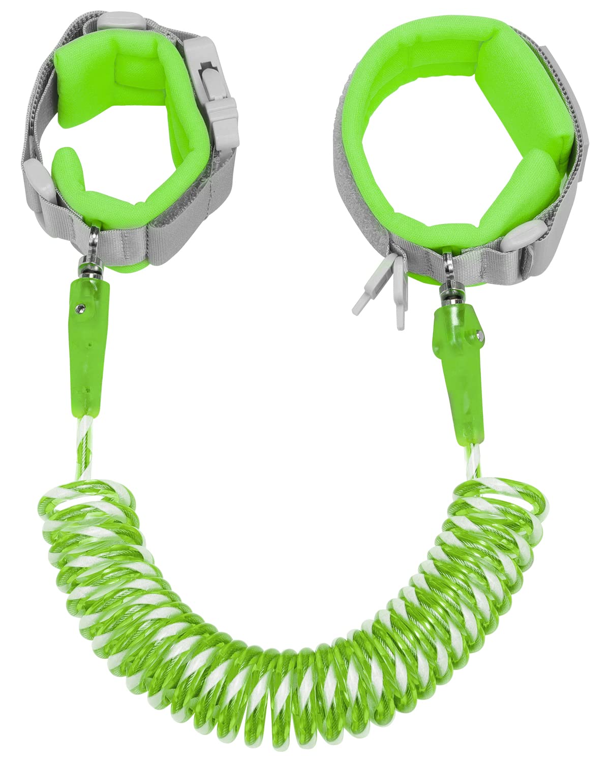 Dr.Meter Kids Leash For Toddler, Reflective Anti Lost Wrist Link With Key & Lock, 8.2Ft Safety Wristband Child Walking Harness F