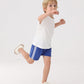 Gfqlong Toddler Boys Girls 5 Pack Cotton Running Athletic Shorts,Kids Summer Casual Fashion Soccer Shorts,Grey+Navy+Black+Blue+R