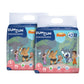 Bumtum Chota Bheem Baby Diapers | Pant Style Baby Diapers Large Size, 148 Count | Double Layer Leakage Protection Infused With A