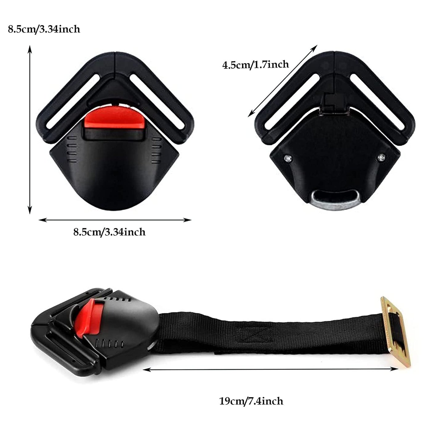 Universal Baby Seat Stroller Pushchair 5Pt 5 Point Adjustable Strap Safety Harness Locking Buckle Clip Car Seat Toddler Harness