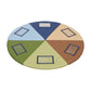 Ecr4Kids Softzone Picture Me Play Mat, Activity Mat, Earthtone