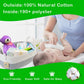 Lzellah Baby Diaper Caddy Organizer - Extra Large Nappy Caddy Rope Nursery Storage Bin - Baby Basket with 8 Pockets, 5 Compartme