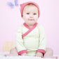 Babysoy Baby Girls' Kimono Bodysuit - Tea - 0-3 Months