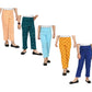 indi weaves Pack of 5 Girls Cotton Printed Pyjama | Soft Breathable Elastic Waist Night Pants for Girls | Comfortable Lounge Wea