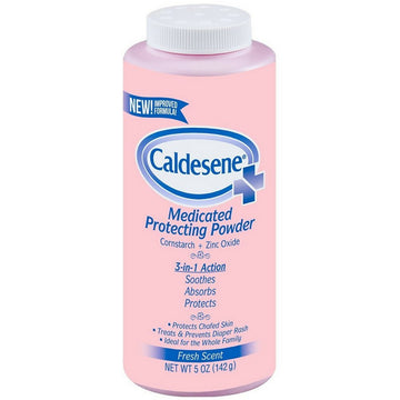 Caldesene Medicated Protecting Powder With Zinc Oxide & Cornstarch, 5 Oz (Pack Of 6)