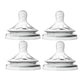 Philips Avent Natural Nipple Newborn Flow - 4 Count (Pack Of 1 )
