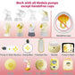 Nenesupply 19Mm Oval Flanges Compatible With Medela Breast Pump Parts Replace 19Mm Medela Flange Accessories. Work With Pump In