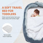 Deygia Kids Travel Bed, Removable Kids Floor Bed, Portable Travel Toddler Bed For Napping, Camping, Traveling For Kids 2-8 Years