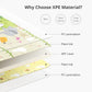 Foldable Baby Play Mat,71X59 Inches Play Mat For Indoor And Outdoor, Reversible Foam Padded Perfect For Playtime And Tummy Time,