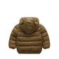 Winter Down Coats For Kids Baby Boys Girls Light Puffer Padded Jacket Bear Hoods Infant Outerwear Brown