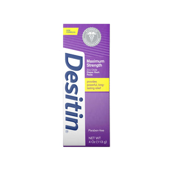 Desitin Maximum Strength Diaper Rash Paste 4 Oz (Pack Of 4)