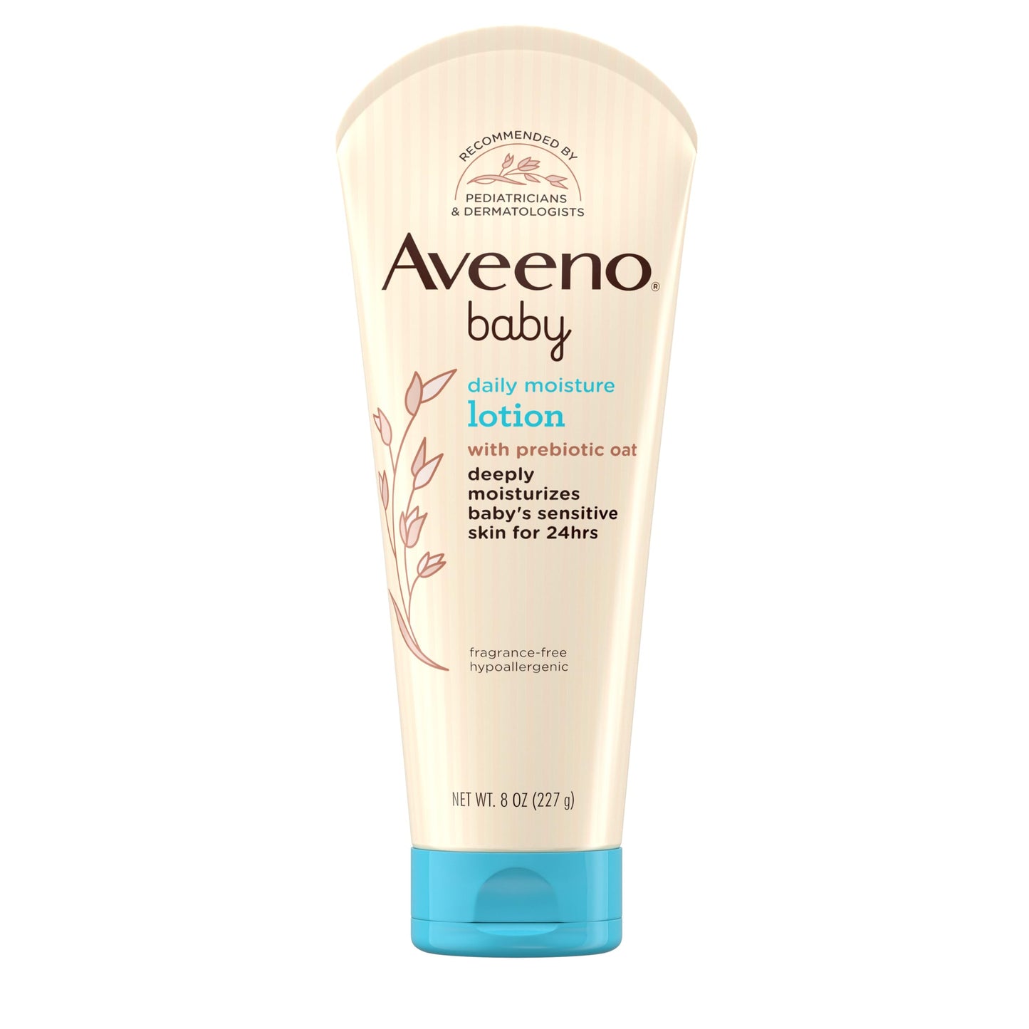 Aveeno Baby Daily Moisture Body Lotion For Sensitive Skin, Hypoallergenic Moisturizing Baby Lotion With Nourishing Oatmeal To De