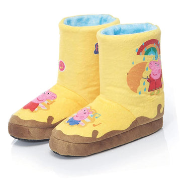 Peppa Pig Toys Muddy Puddle Boots with Sounds | Interactive Wearable Yellow Toy Wellies with Sound and Music activated as you Wa