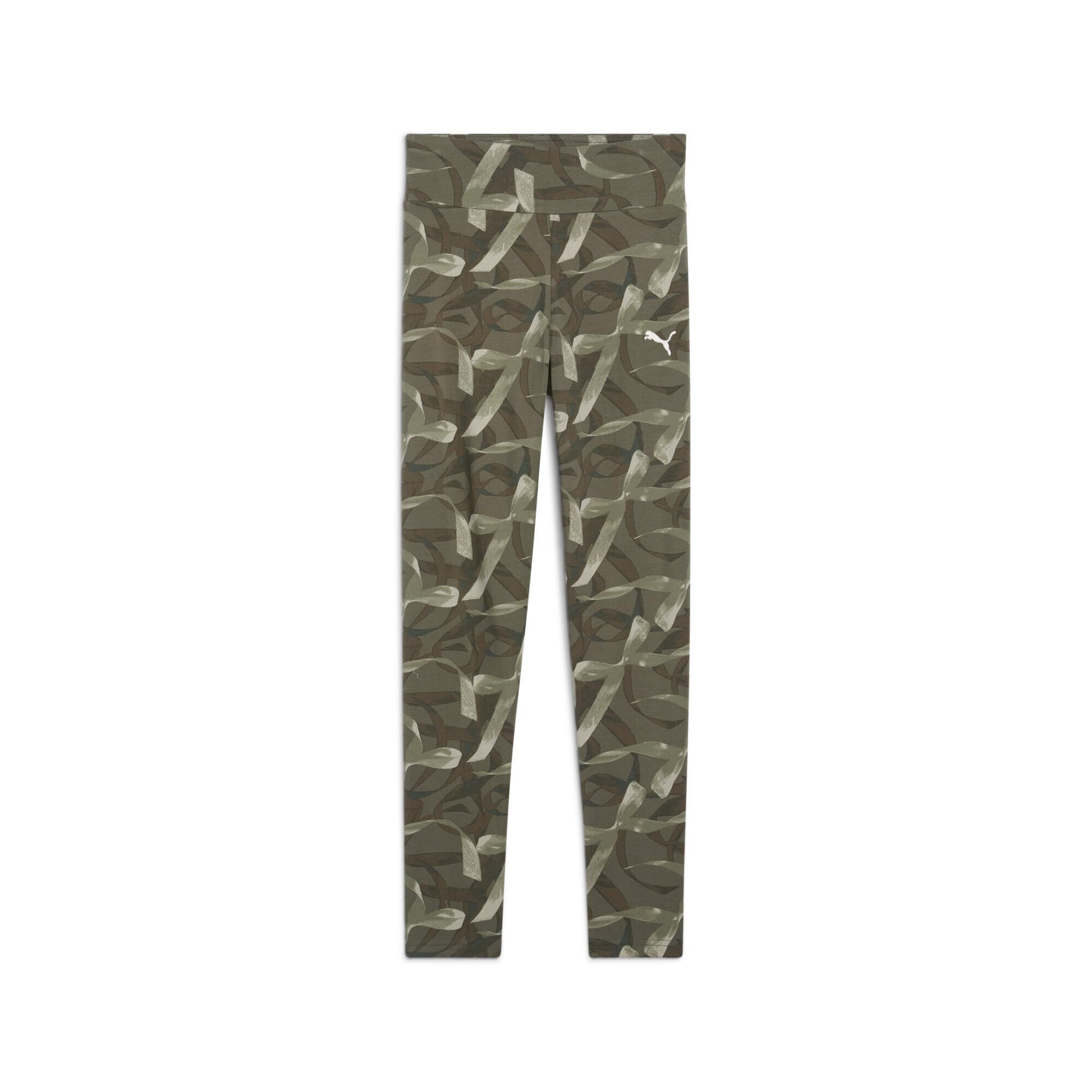 PUMA , Girls, BOWTIQUE AOP Leggings, Loden Green, 1314Y (63222181)