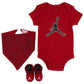 Nike Baby Boys' 3-Piece Layette Set (6-12 Months, Red/Black-R78)