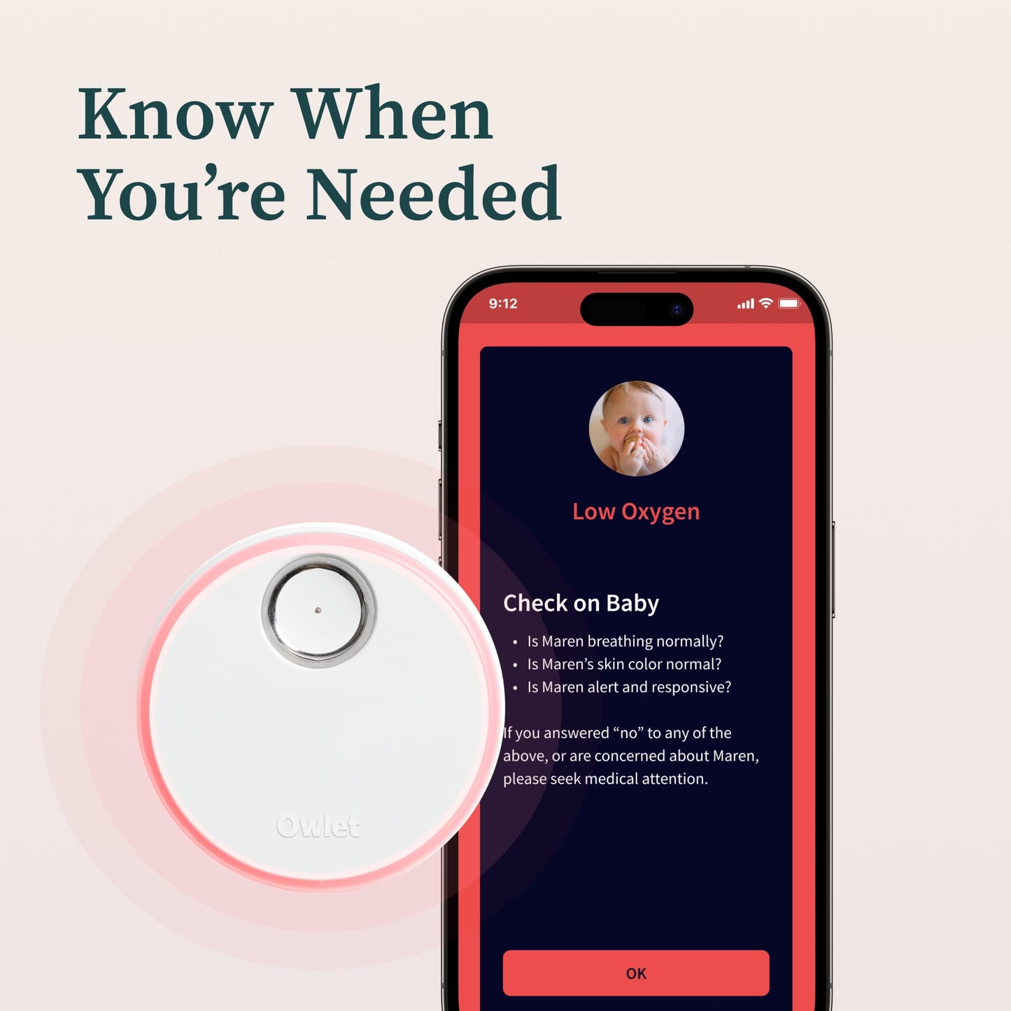 Owlet Dream Duo 2 Smart Baby Monitor: Fda-Cleared Dream Sock Plus Owlet Cam 2- Tracks & Notifies For Pulse Rate & Oxygen While V