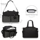 Lmbabter Diaper Bag Tote With Changing Station Upgrade Multi-Function Baby Bag With Adjustable Shoulder Strap Insulated Pockets