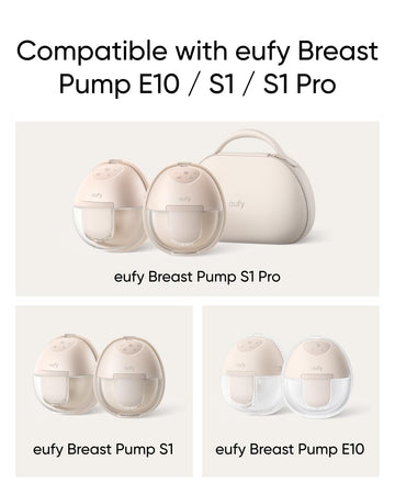 Eufy Original Duckbill Valvue (4-Pack) For Wearable Breast Pump E10/S1/S1 Pro, Leak-Proof And Dust-Proof Breast Pump Replacement