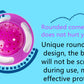 360 Spill Resistant Gyro Bowl With Lid(Pink)
