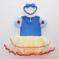 Myrisam Snow White Princess Costumes For Baby Girls Birthday Romper Tutu Dress W/Headband Halloween Outfits