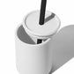 Avanchy Baby Cup With Straw, Training Sippy Cups For Infant To Toddler Kids, Baby Led Weaning 8 Ounce, 6+ Months, Silicone, Whit