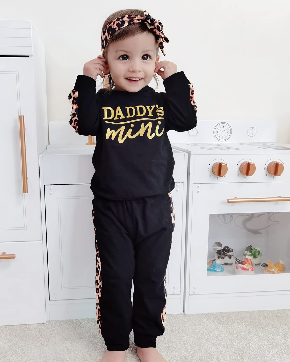Newborn Baby Girl Clothes Outfits Infant Hoodie Sweatshirt Pants Headband Toddler Girl Clothing Set