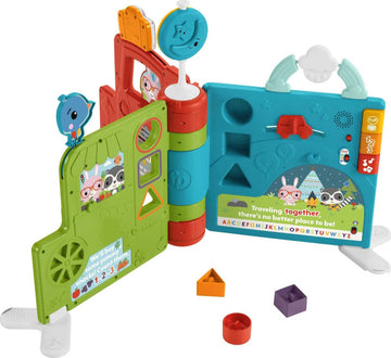Fisher-Price Sit-to-Stand Giant Activity Book, Electronic Learning Toy and Activity Center for Infants and Toddlers Ages 6 Month