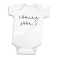 Bump And Beyond Designs Baby-Girls Surprise Pregnancy Announcement For Grandparents Coming Soon Leotard White, 0-3 Months