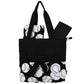 NGIL Baseball Print Quilted Diaper Bag