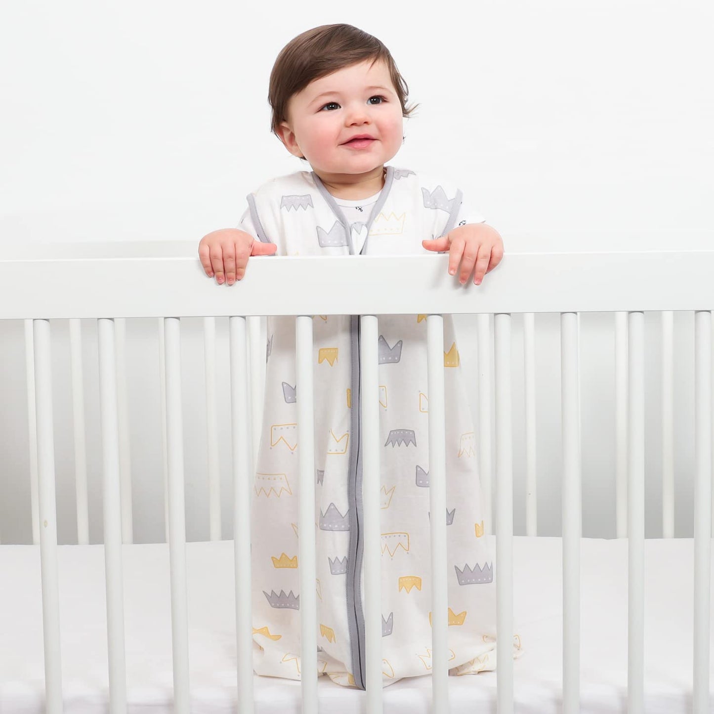 TILLYOU 2 Pack Baby Sleep Sack 6-12 Months 100% Cotton Wearable Blanket 0.5 TOG Sleeveless Summer Sleep Sacks with 2-Way Zipper,