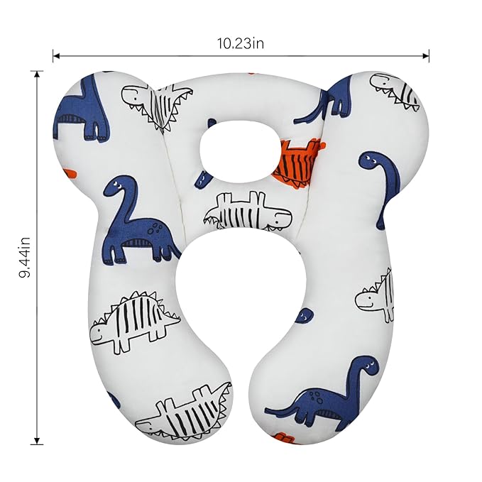 Baby Travel Pillow, Infant Kid'S Cushion Soft And Skin Friendly For Car Seat, Pushchair And Stroller (Style L)