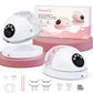 Heated Electric Breast Pump Hands Free, Wearable Breastfeeding Pump with Voice Reminder & Auto-Stop Fuction, 6 Modes/12 Levels H